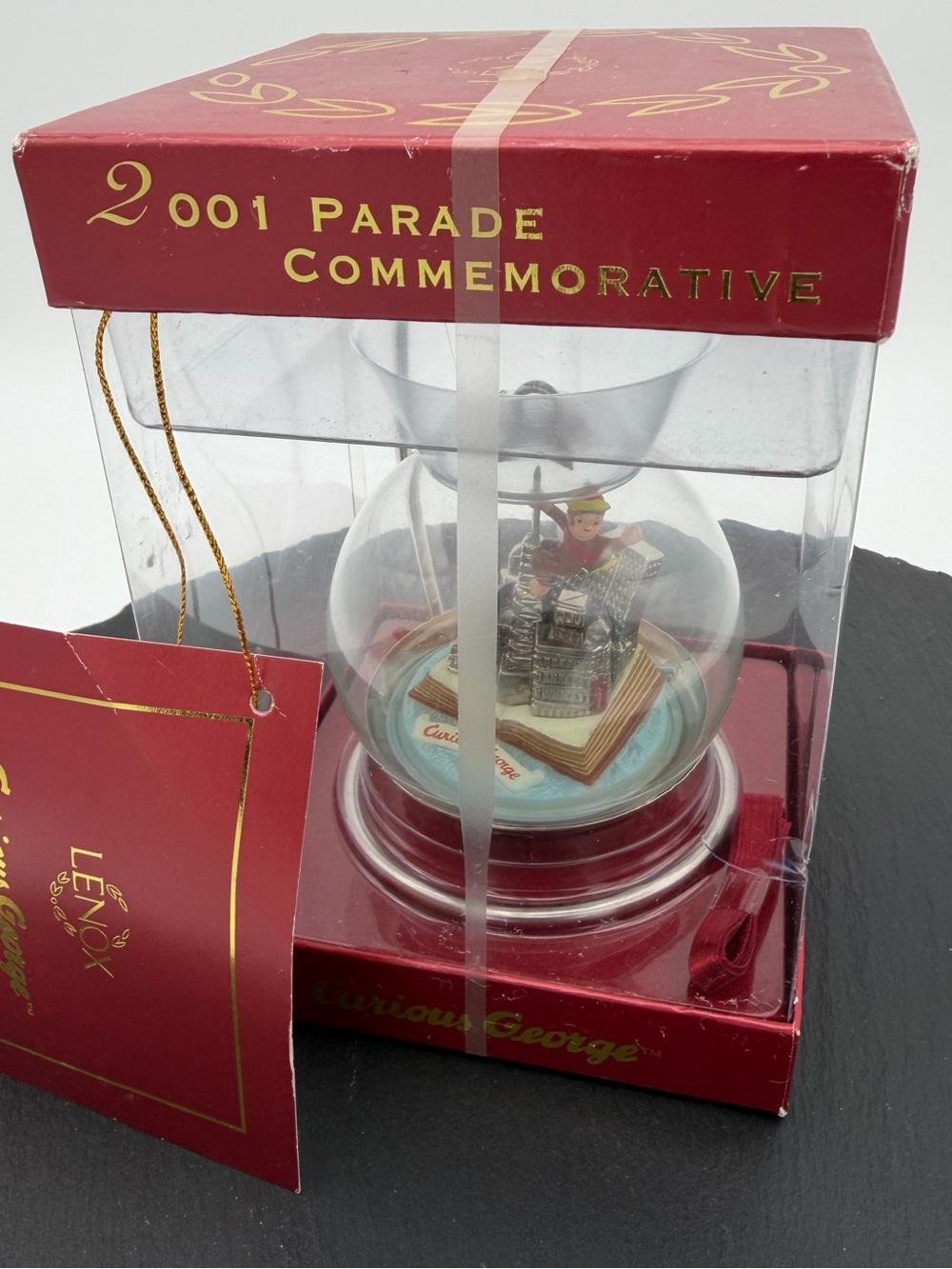 Lenox Curious George 2001 Macy’s Parade Limited Edition Ornament NIB